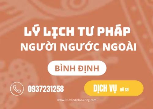 Dịch vụ hỗ trợ làm Lý lịch tư pháp tại Bình Định