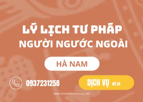 Dịch vụ hỗ trợ làm Lý lịch tư pháp tại Hà Nam