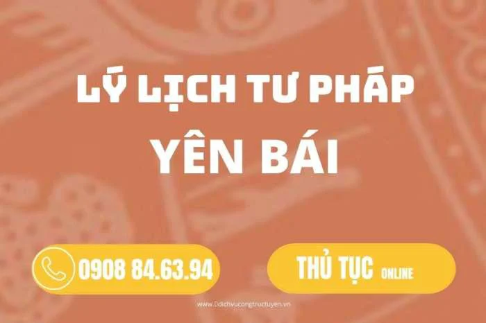 Làm lý lịch tư pháp online tại Yên Bái